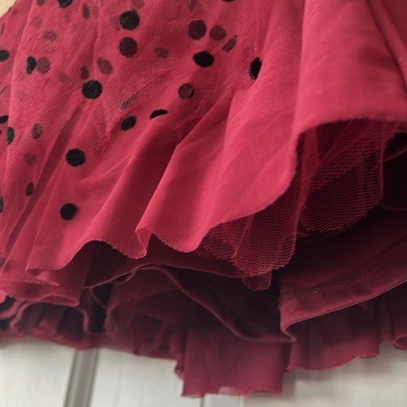Draper James RSVP Burgundy Tulle Skirt - Picture 3 of 6